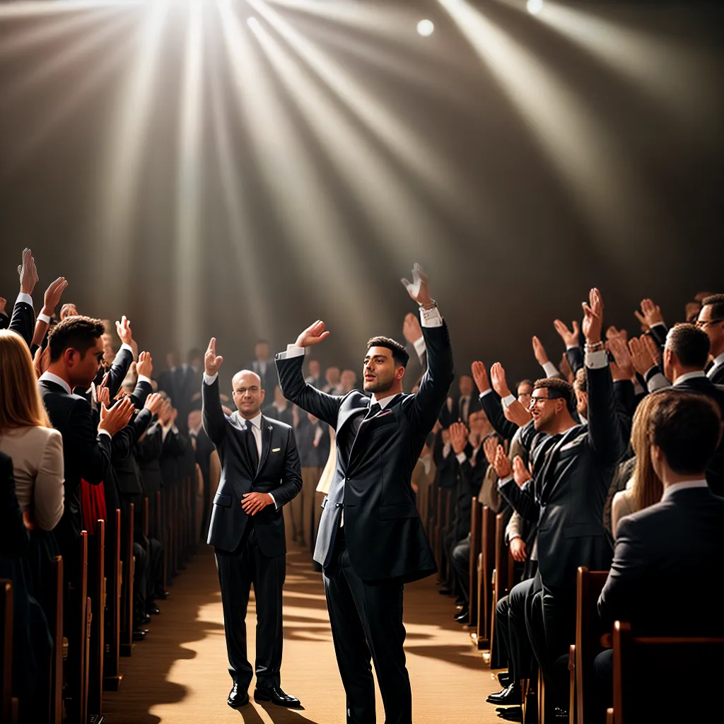 A importância da proclamação da palavra na adoração 6 Fotos pregacao raios luz congregacao