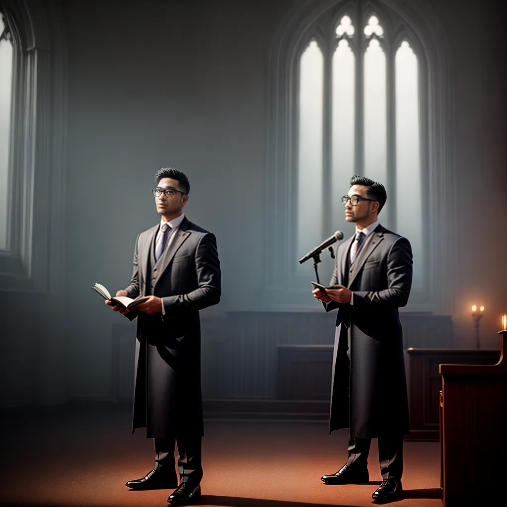 Fotos pregador biblia microfone congregacao sermao