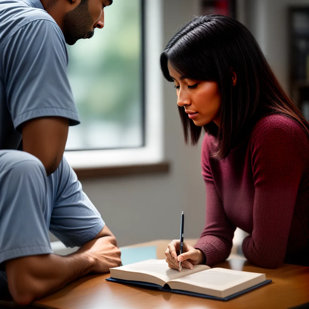 Como Implementar uma Metodologia de Ensino Eficaz para o Discipulado 8 Fotos professor aluno conversa aprendizagem