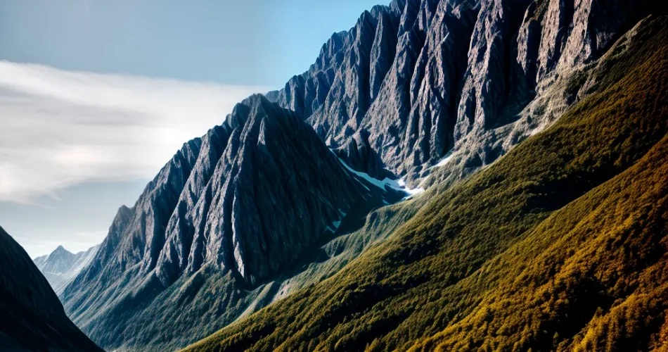 Fotos pureza lago montanhas desafios