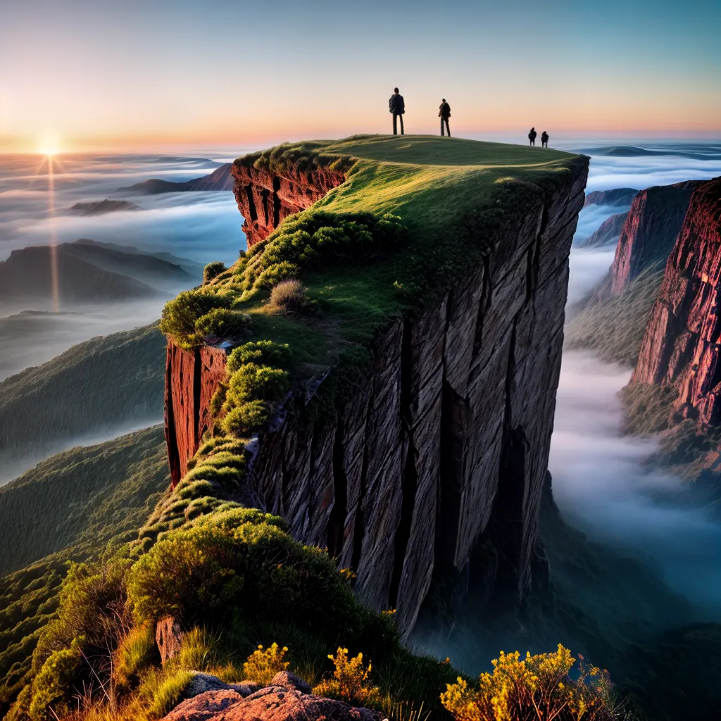 Fotos redencao amanhecer cliff bracos