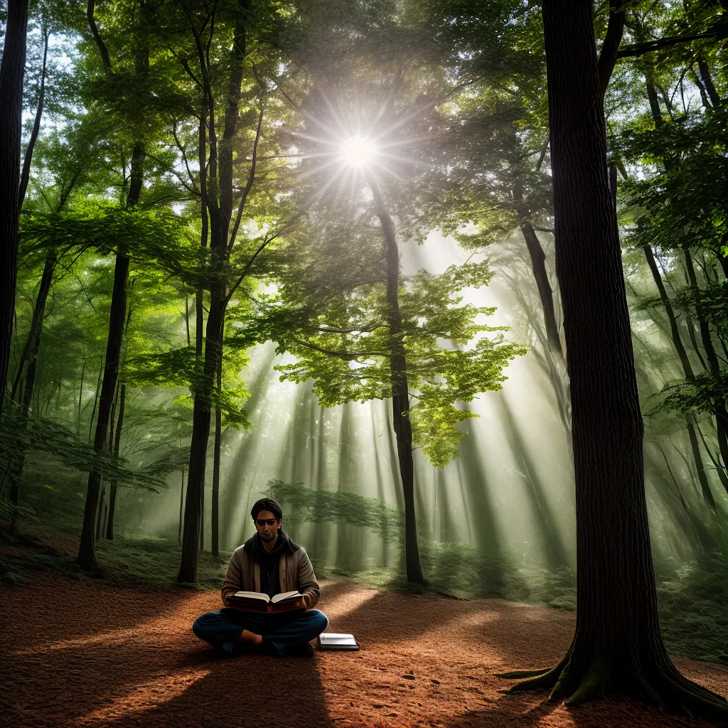 Ilumine sua vida: a sabedoria da Bíblia para o autoconhecimento 6 Fotos reflexao biblia luz natureza