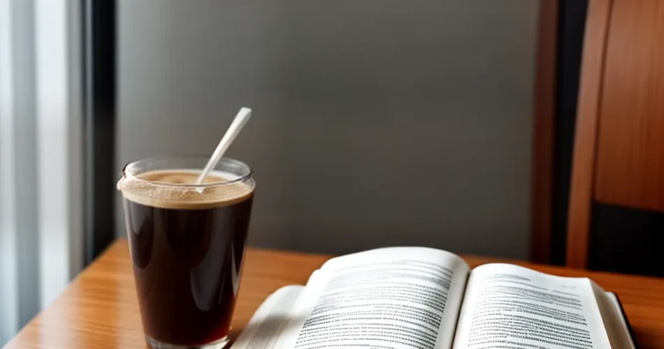 Fotos reflexao cafe biblia paz