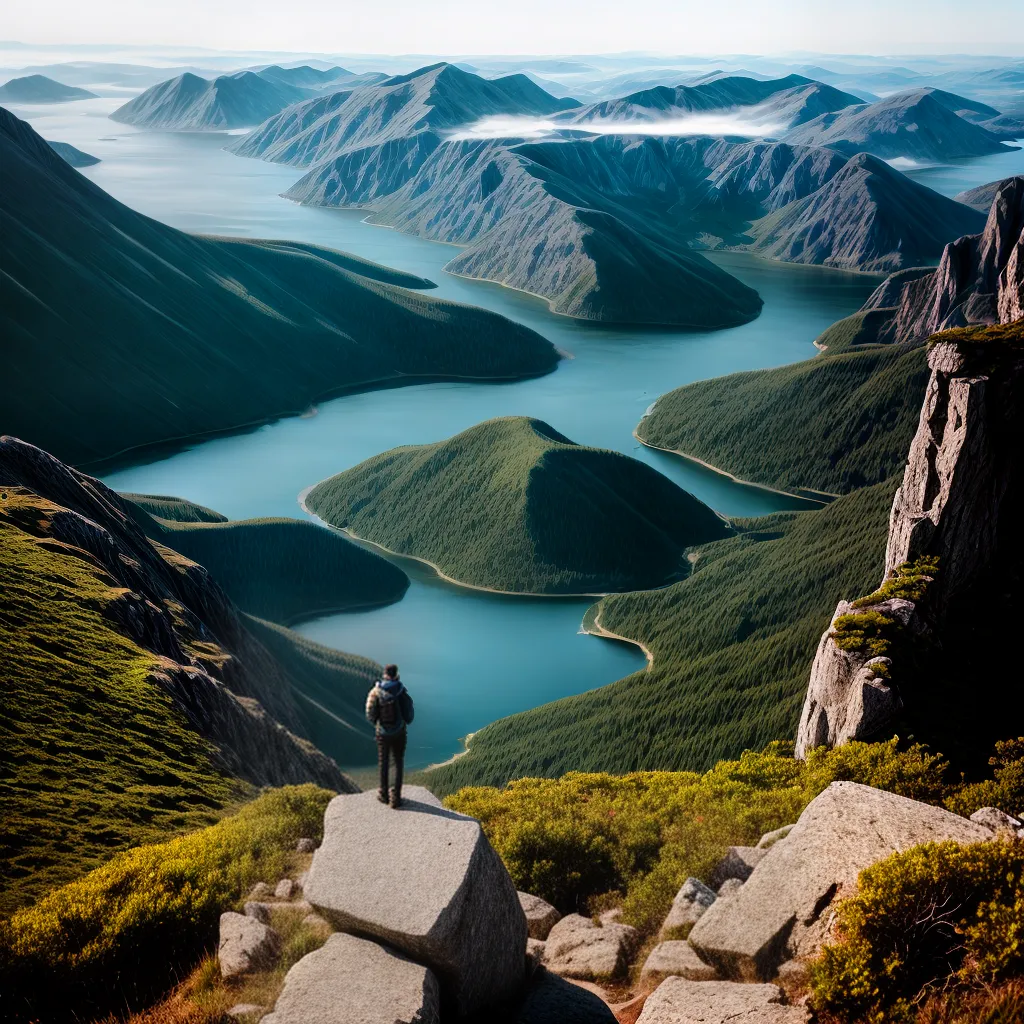 Como encontrar sua vocação e propósito essencial na vida. 9 Fotos reflexao caminhada montanha vista
