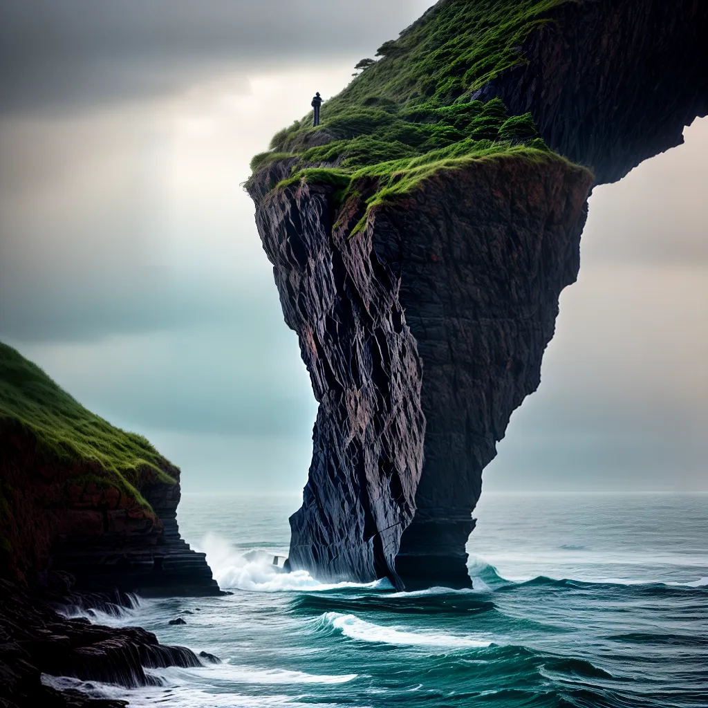 Fotos refugio salvacao tempestade mar cliff