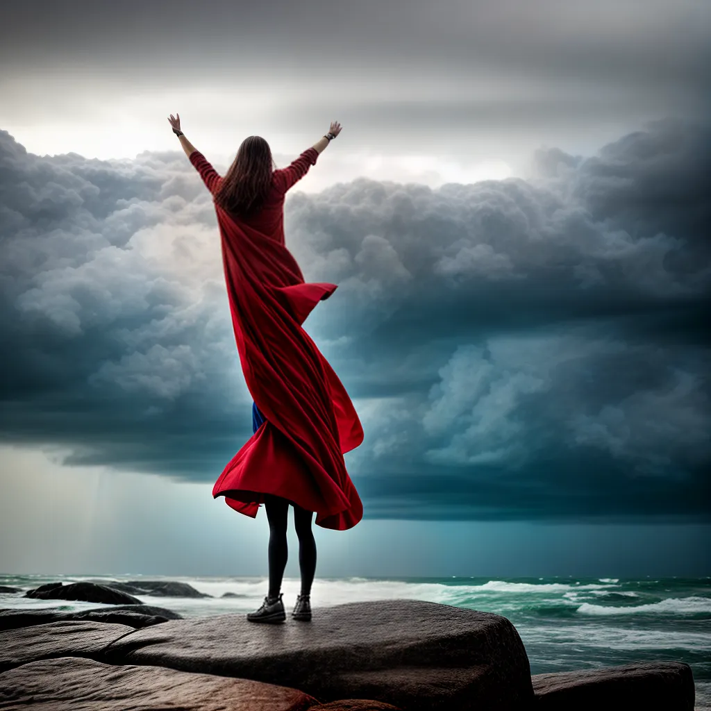 Fotos rendicao graca tempestade