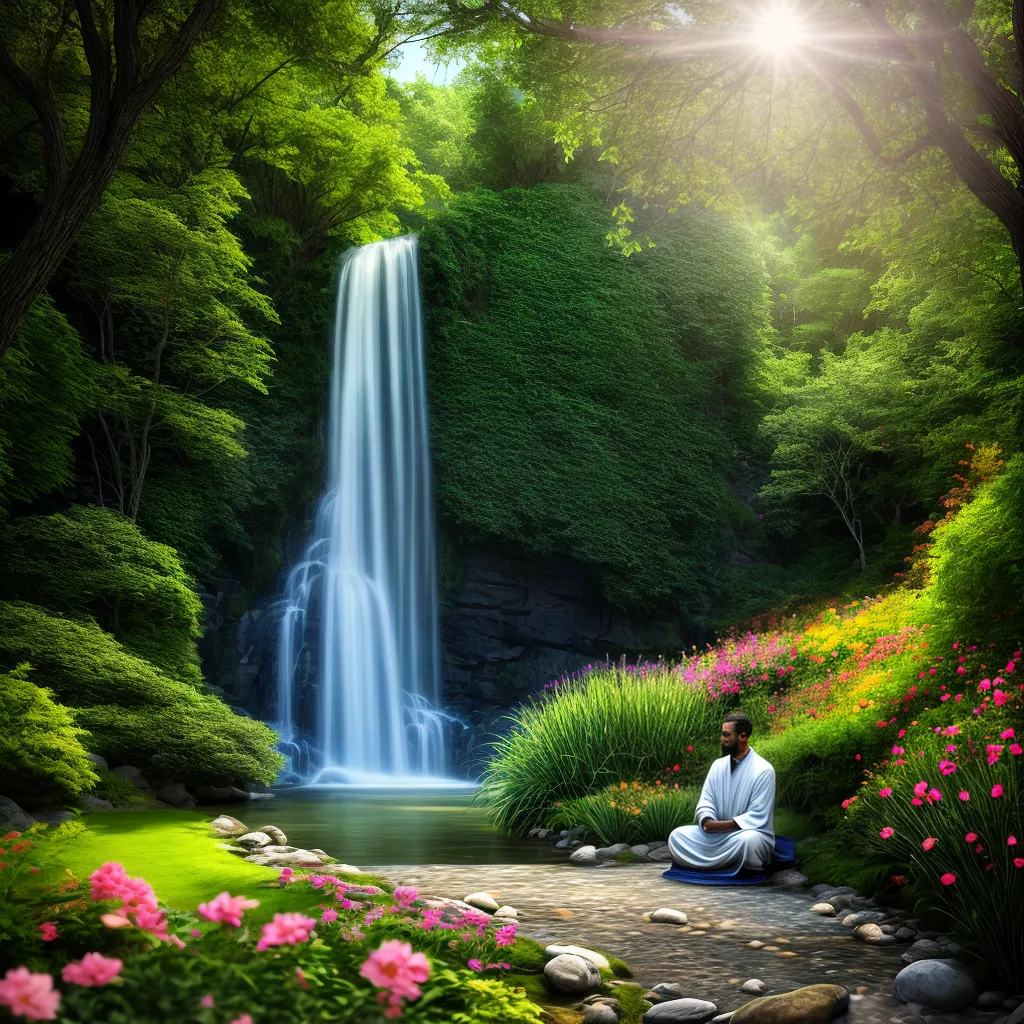 Fotos renovacao espiritual oracao jardim paz