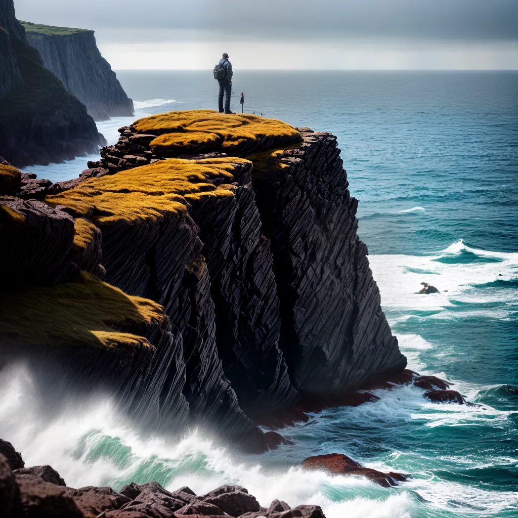 Como desenvolver virtude em tempos difíceis. 6 Fotos resiliencia mar tempestade cliff