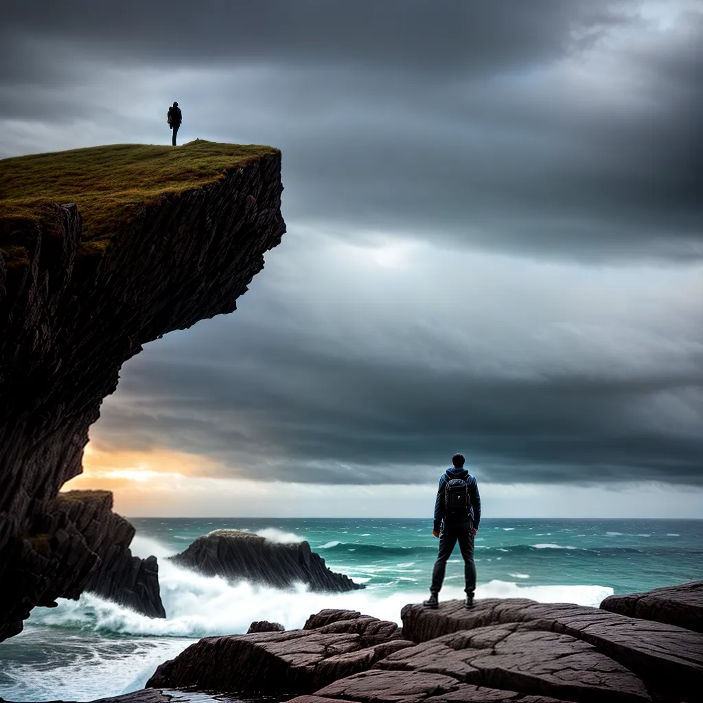 Fotos resiliencia mar tempestade sol