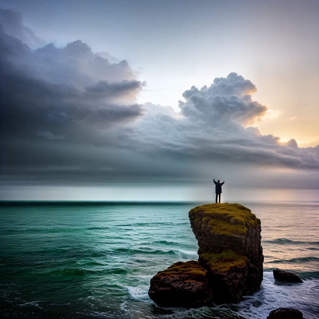 Fotos rocha fe oracao temporal