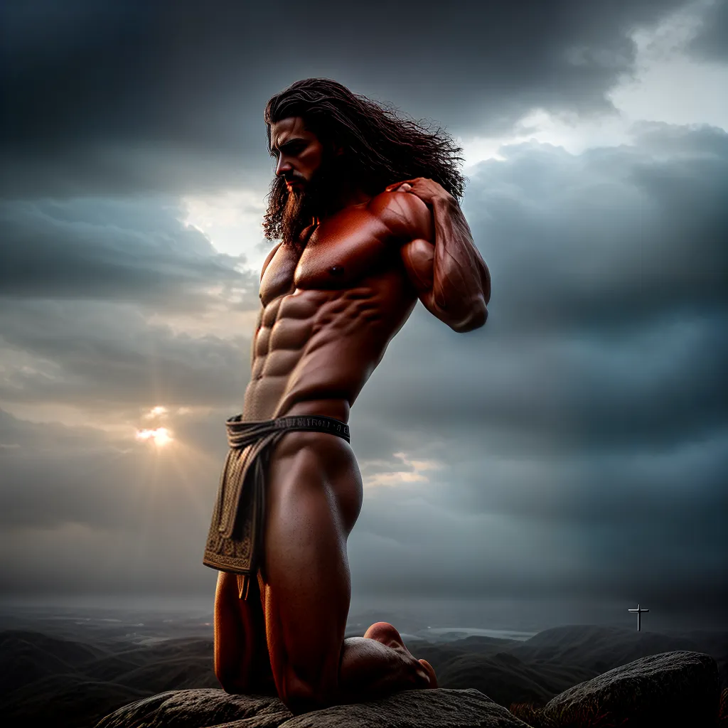 4. Prova da Expiatória: O Sacrifício de Cristo por Nós 8 Fotos sacrificio de cristo silhueta ceu tempestuoso