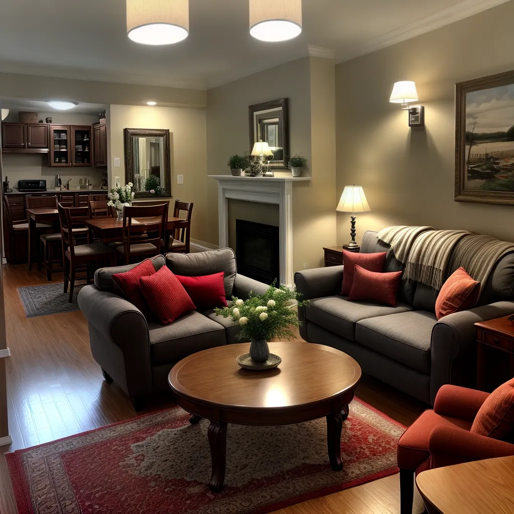 Fotos sala estar acolhedora mesa familia