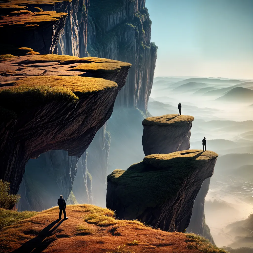 Por Que Superar os Receios é Essencial na Jornada Cristã 7 Fotos salto fe paisagem desafio