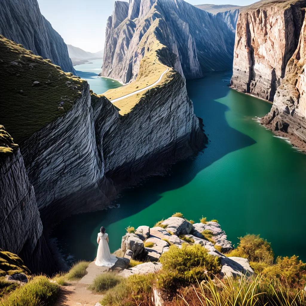 Fotos santificacao pessoa cliff paisagem branca