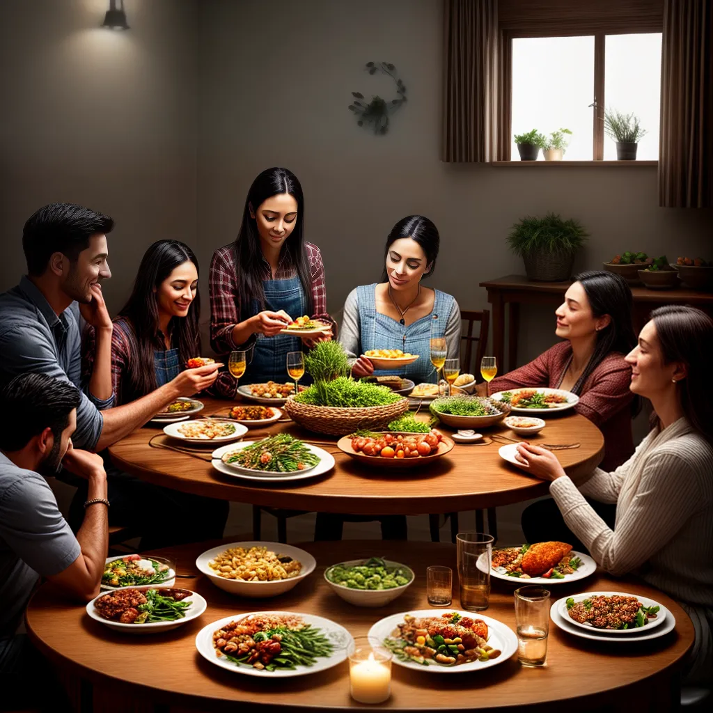 A Importância da Aviv para a Celebração da Páscoa Cristã 6 Fotos seder familia celebracao colheita