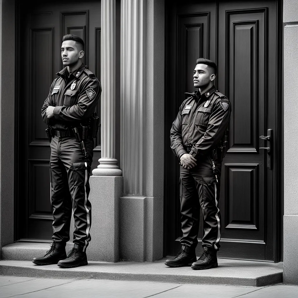 Fotos seguranca templo sorriso vigilante