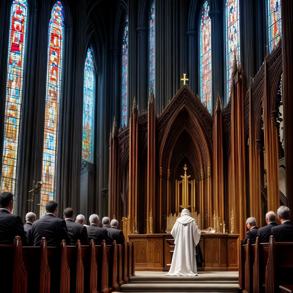 Fotos sermao bispo vestes congregacao