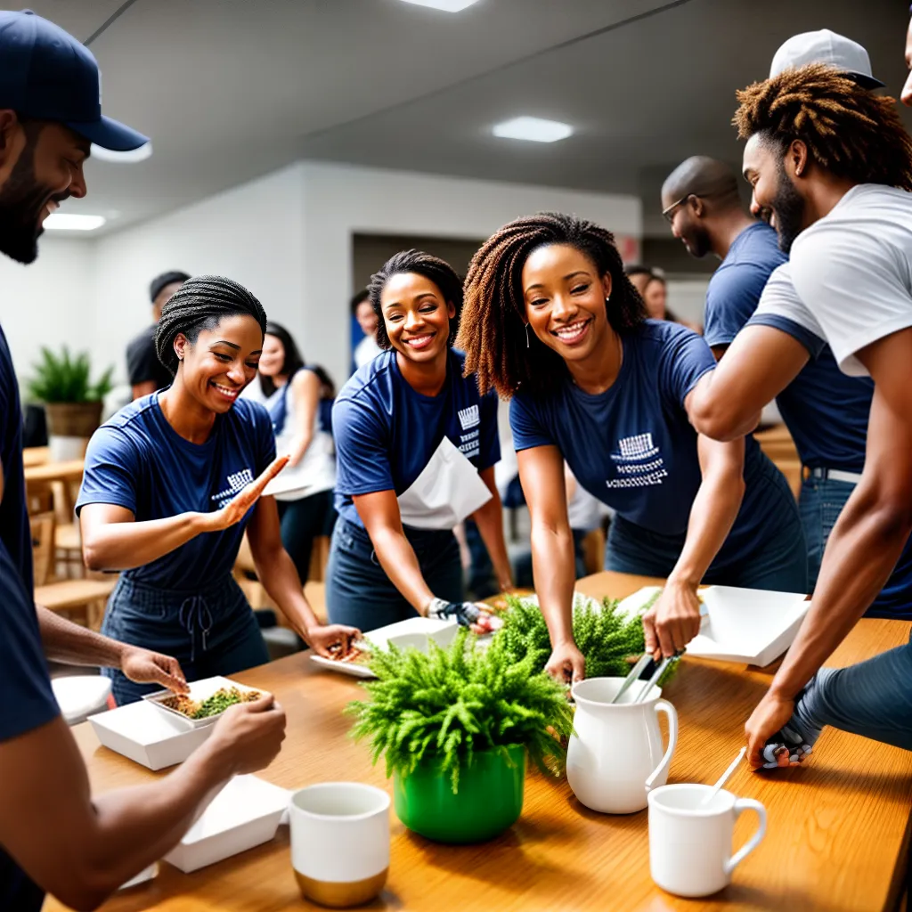 Guia prático para organizar eventos cristãos com foco na oferta de serviço 8 Fotos servico comunidade voluntarios evento cristao