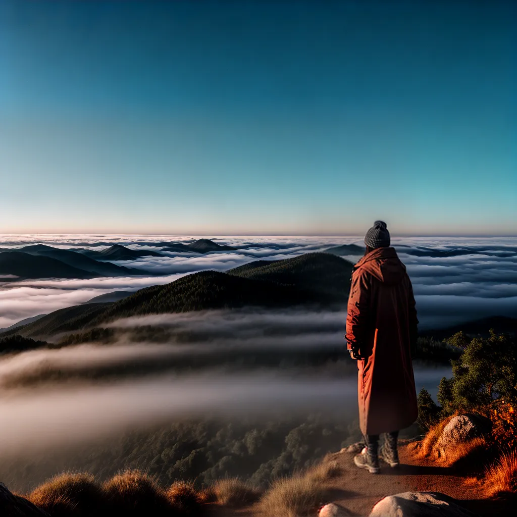 Fotos silhueta nevoeiro perspectiva clareza