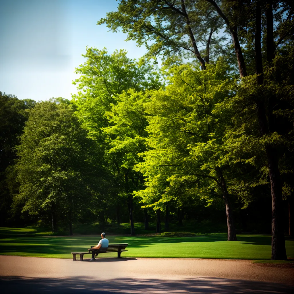 Fotos solidao outono parque arvore