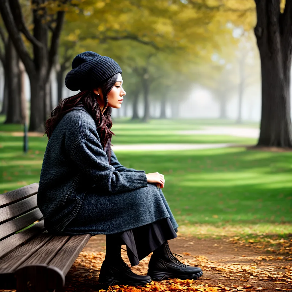 Fotos solidao outono parque arvores