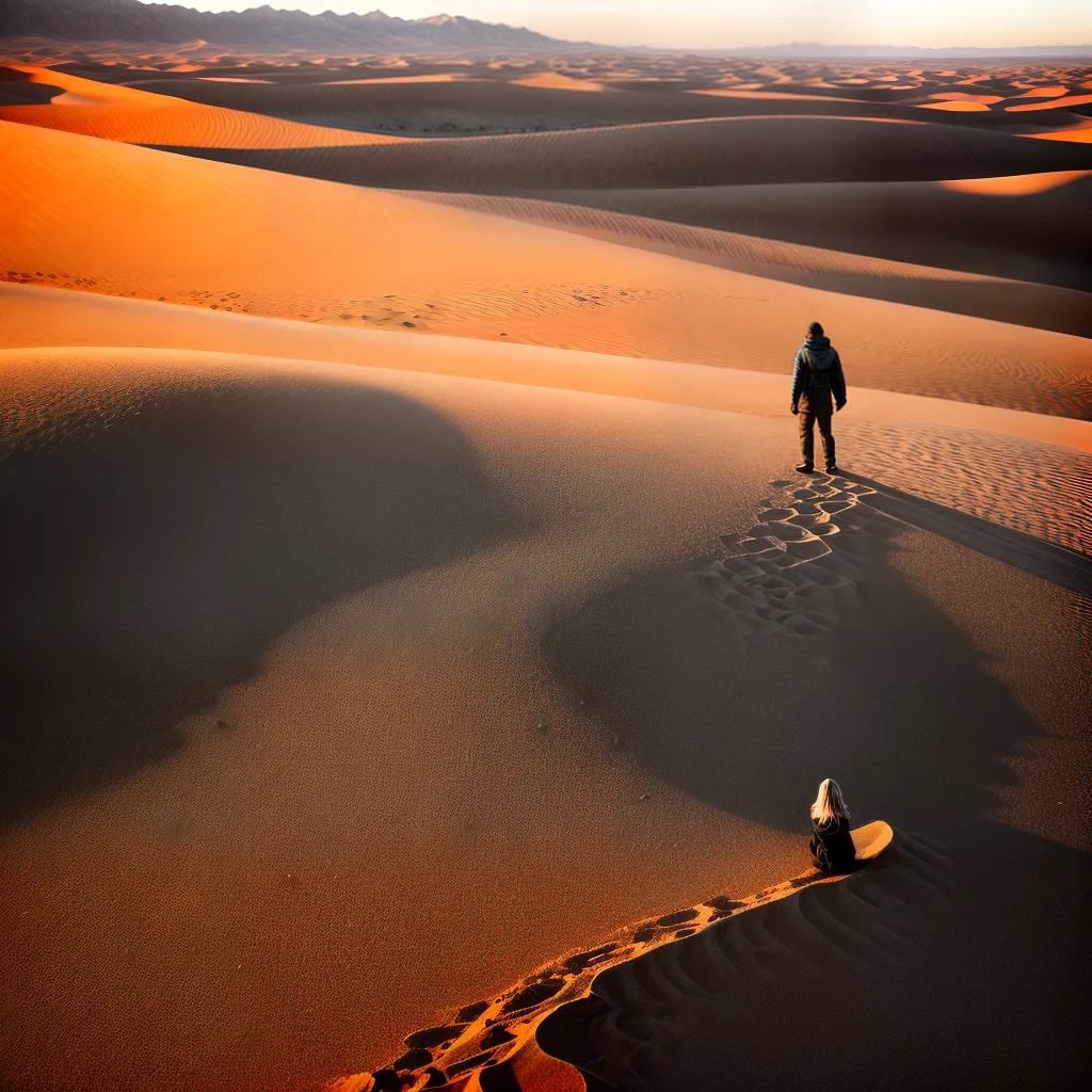 Descanso e Deserto: Encontrando descanso no deserto 8 Fotos solitario duna deserto paz