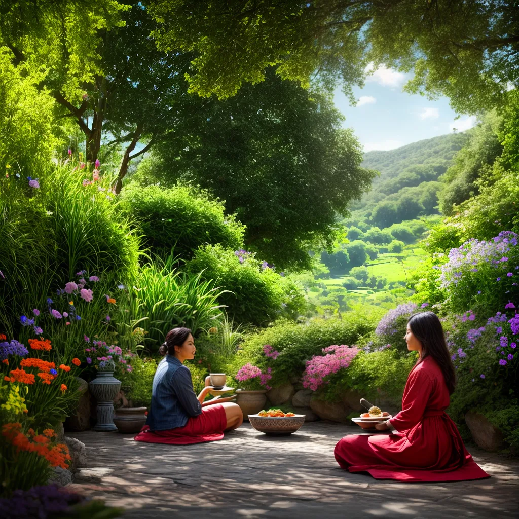 Fotos sopa jardim paz amor alma