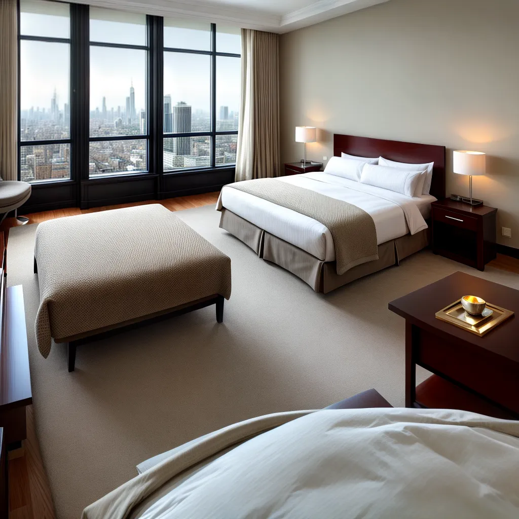 Por que investir em uma experiência de hospedagem de alto padrão 8 Fotos suite luxo cama rei chocolates champanhe