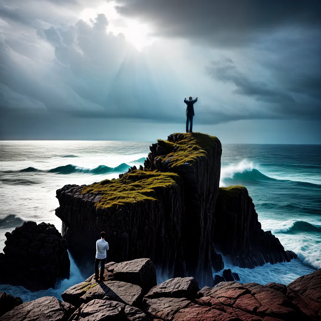 Fotos superacao angustia oracao mar temporal