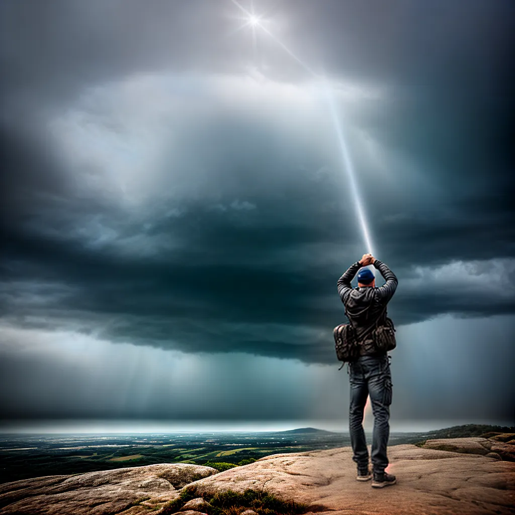 Fotos tempestade bracos ceu igreja ruina