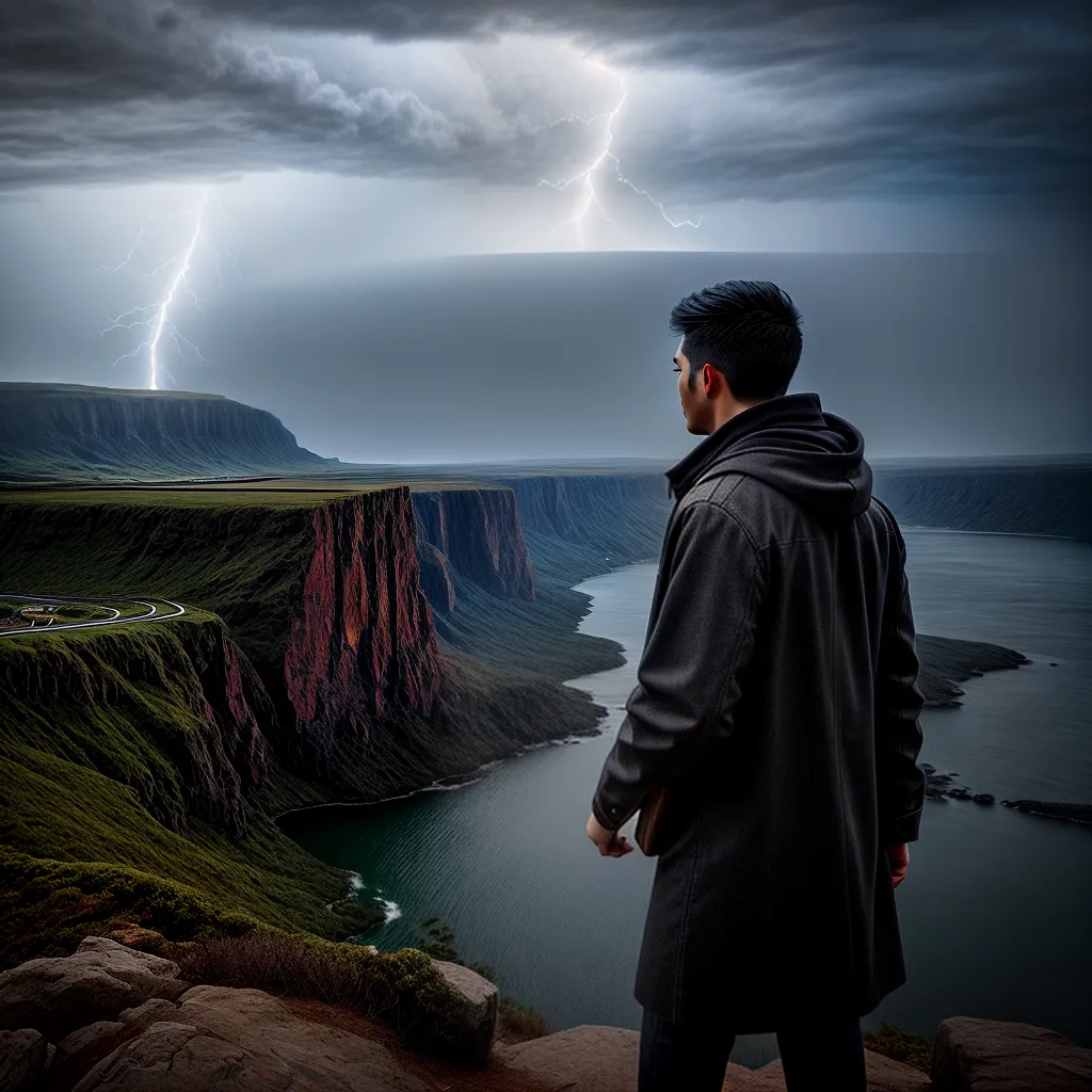 Fotos tempestade solidao biblia raio