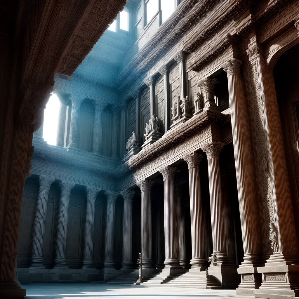 Fotos templo antigo criancas aprendizado patrimonio