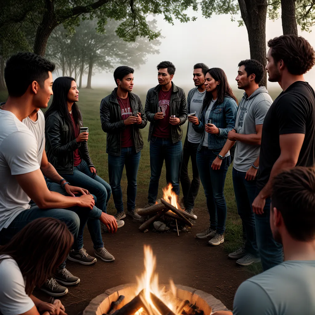 O que é testemunho e como compartilhá-lo em evangelização. 9 Fotos testemunho fogueira grupo ouvindo