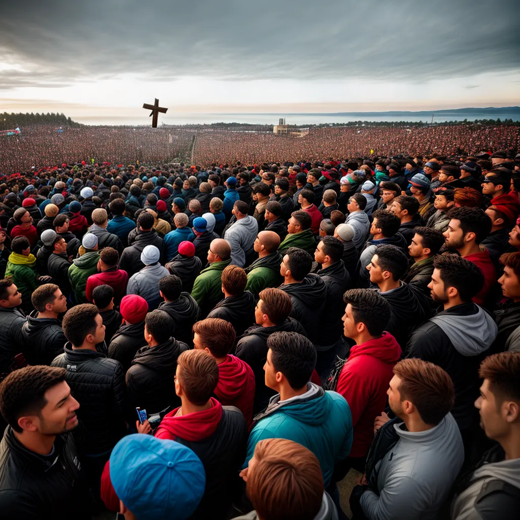 Como criar um Testemunho Evangelístico poderoso 7 Fotos testemunho poderoso montanha megafone multidao