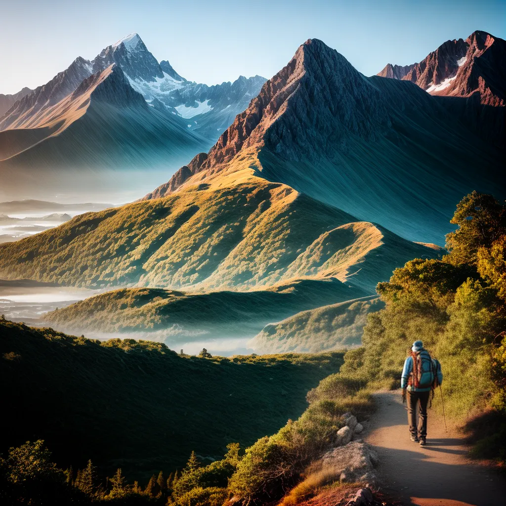 Descubra como peregrinar pode fortalecer sua fé. 9 Fotos trilha caminhada montanha fe objetivo