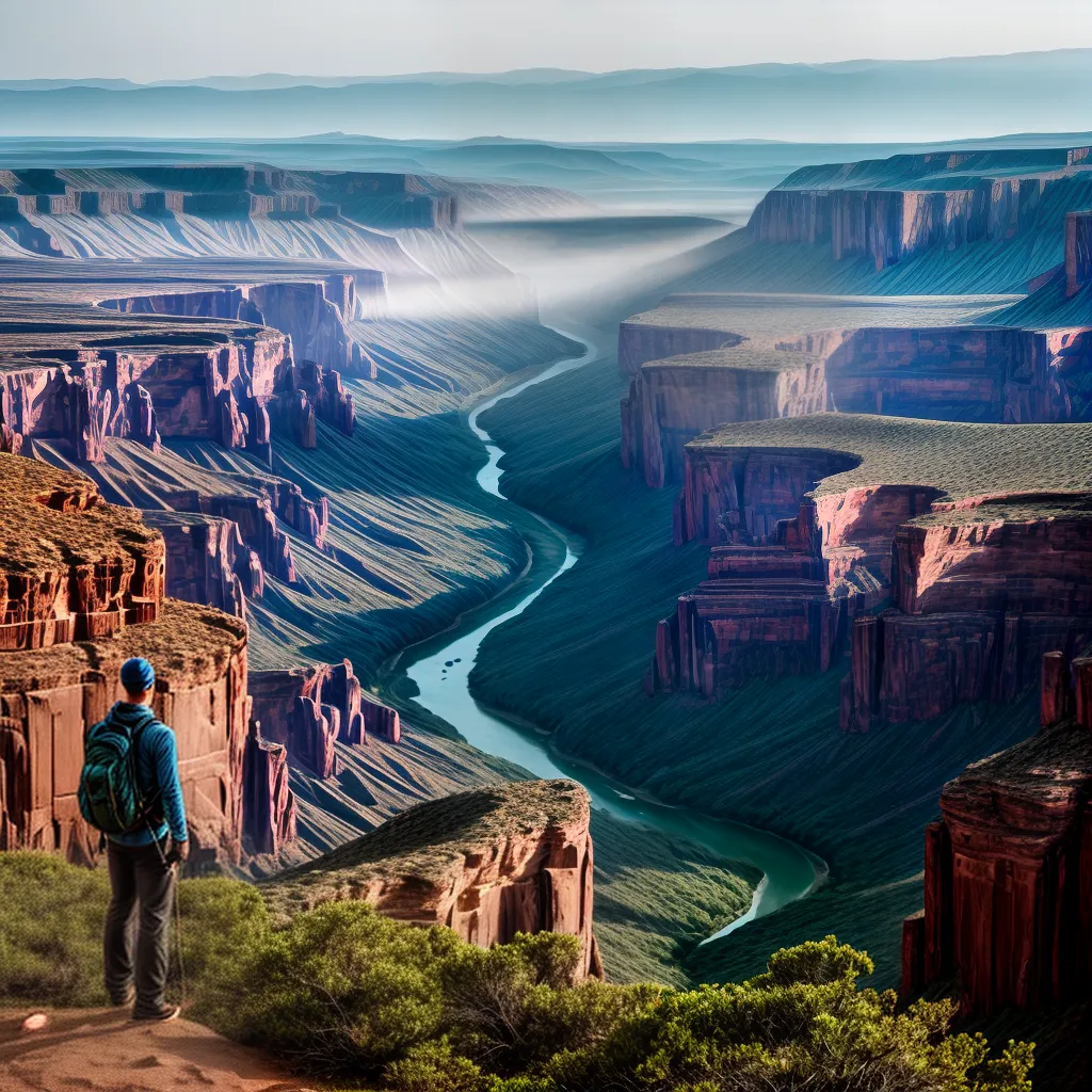 Descobrindo a Beleza da Natureza: Como Encontrar Descanso e Deslumbramento em Desafios de Exploração em Desfiladeiros e Gargantas. 6 Fotos trilha por do sol canyon queda dagua