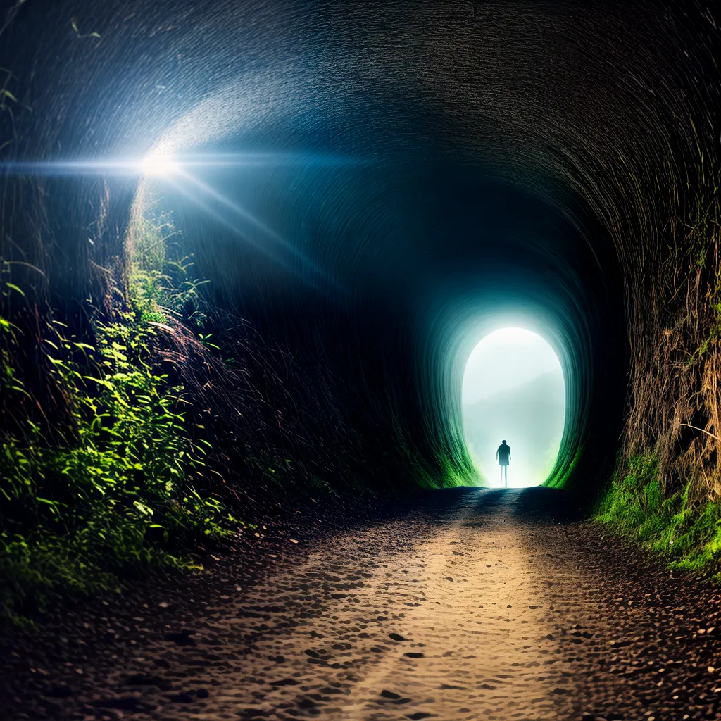 Por que a passagem pelo túnel da vida pode ser transformadora para sua vida cristã. 8 Fotos tunel vida luz esperanca transformacao