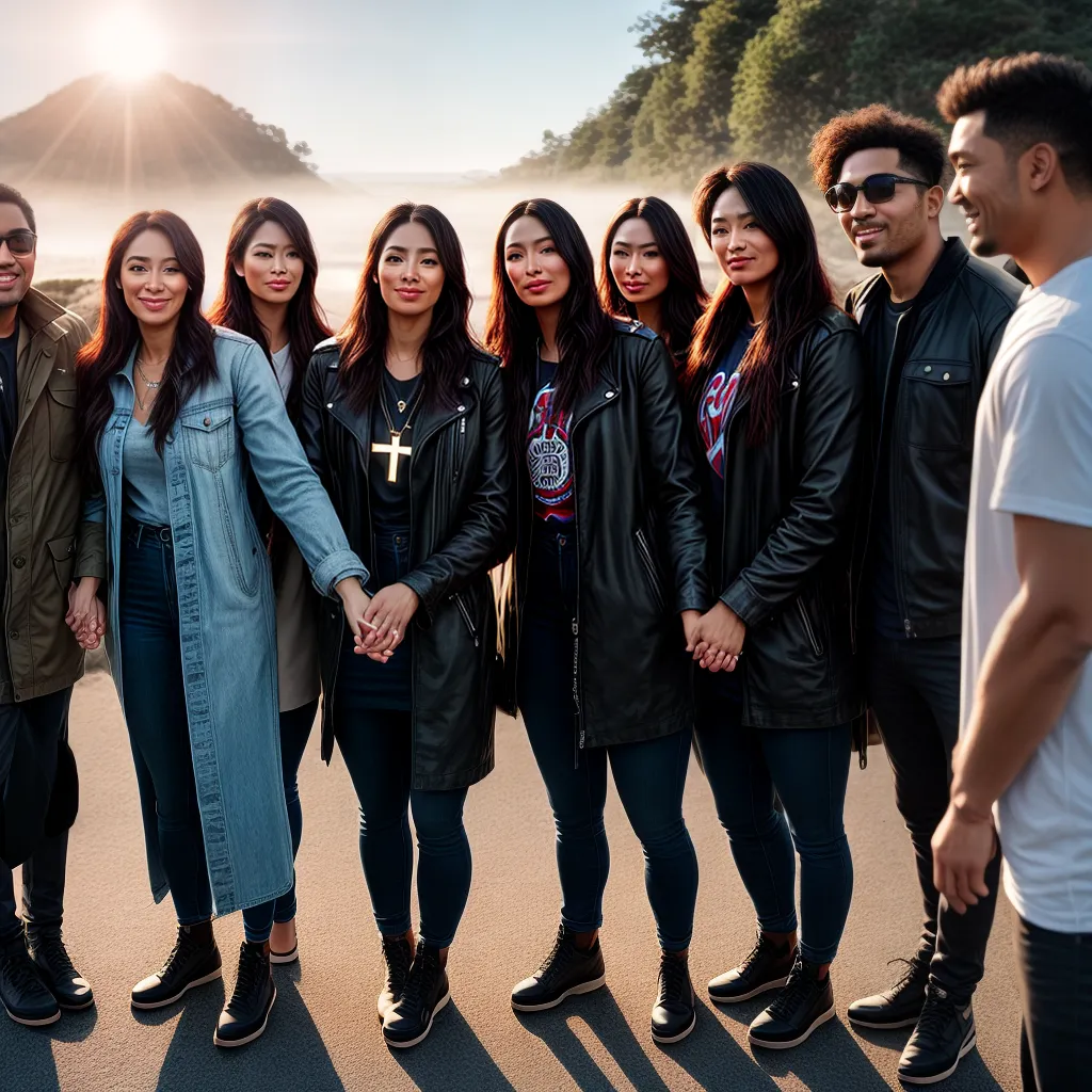 Fotos uniao diversidade maos cruz sol