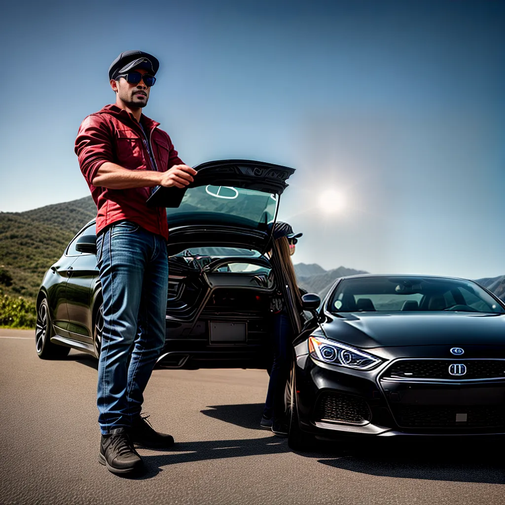 Ajustando seu carro para longas viagens: o que você precisa saber. 9 Fotos verificacao oleo carro viagem sol montanha