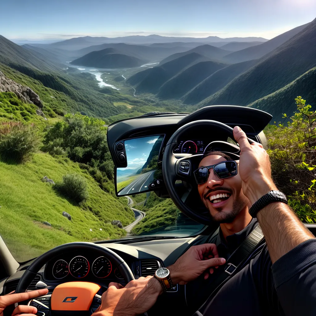 Ajustando seu carro para longas viagens: o que você precisa saber. 7 Fotos viagem carro mapa sol montanha