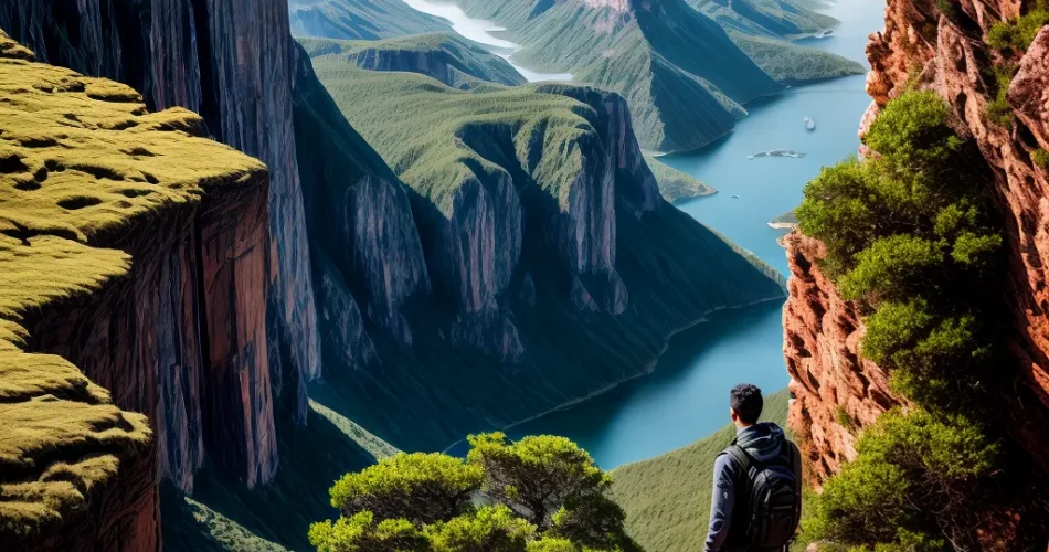 Fotos vista cliff confianca beleza
