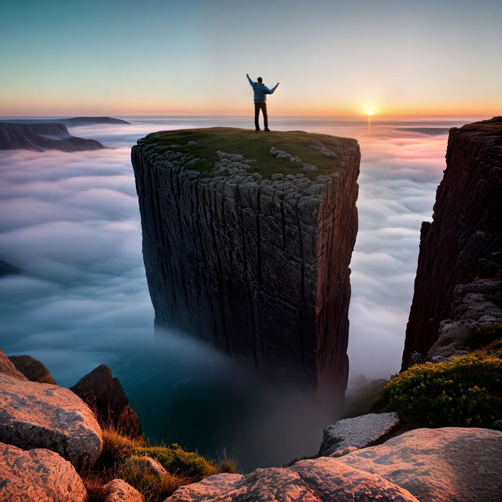Como Encontrar Forças na Adversidade: Depoimentos de Vitória 6 Fotos vitoria por do sol paisagem cliff