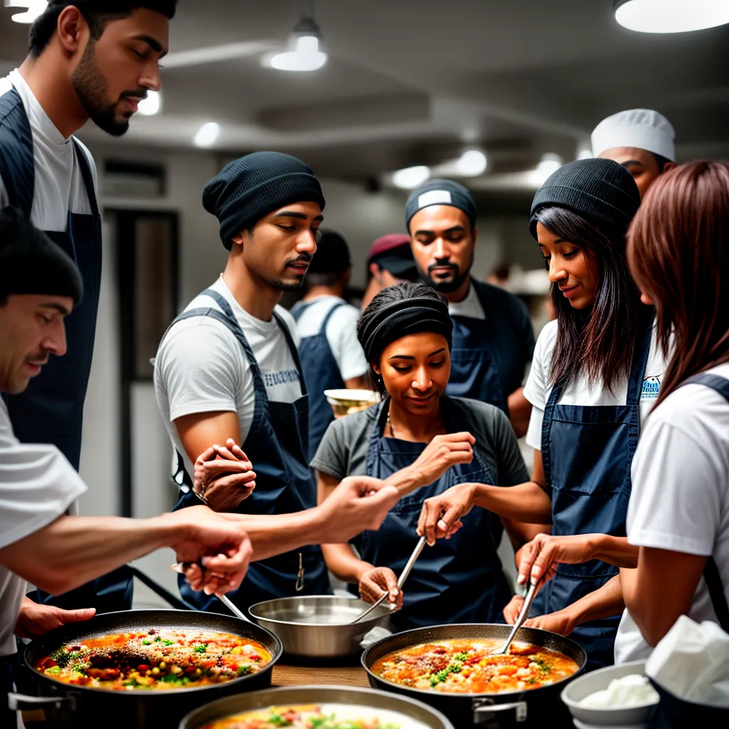 Como desenvolver a espiritualidade através da caridade. 8 Fotos voluntariado sopa abrigo comunidade caridade