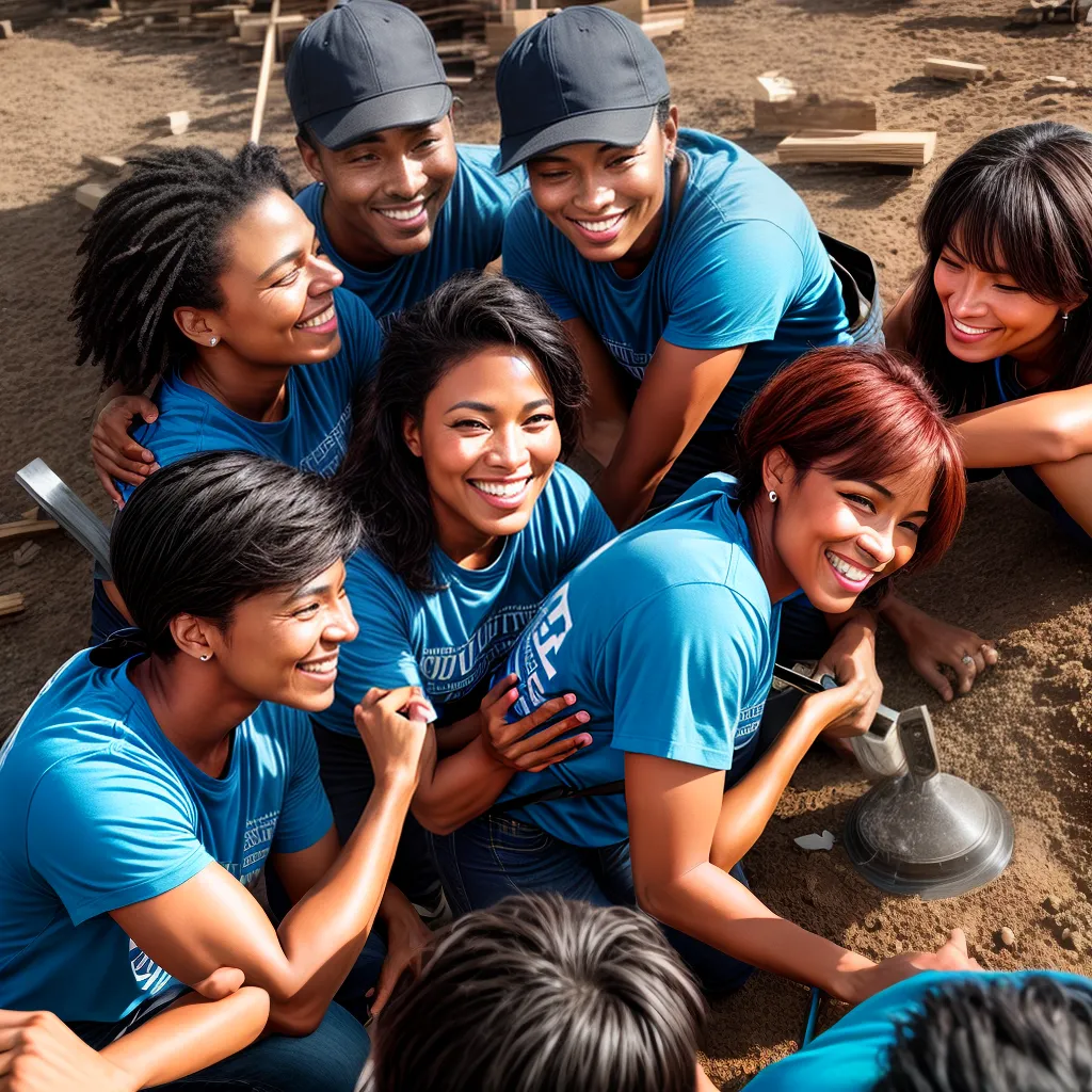 Serviço cristão: a dedicação que transforma vidas 8 Fotos voluntarios reforma sorrisos comunidade